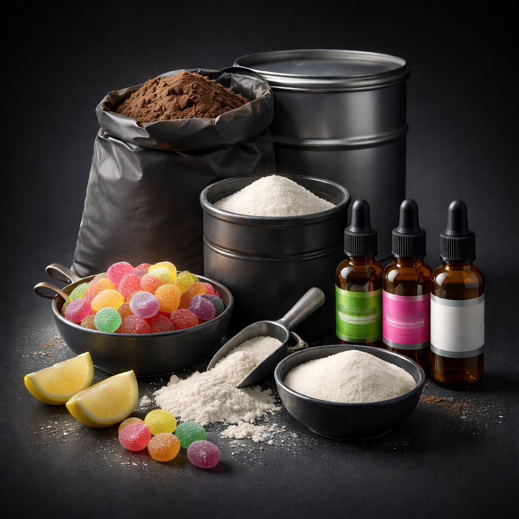 Repostería y confitería: ingredientes Diverse